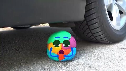 Funny Experiment Car vs jelly , toothpaste, cocacola crushing crunchy by car soft things