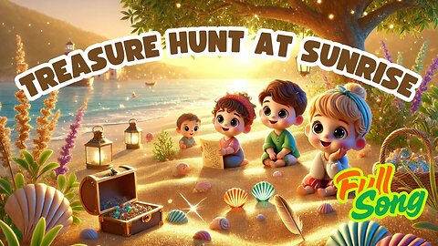 Treasure Hunt at Sunrise 🌅 | Fun Outdoor Nursery Rhyme for Kids
