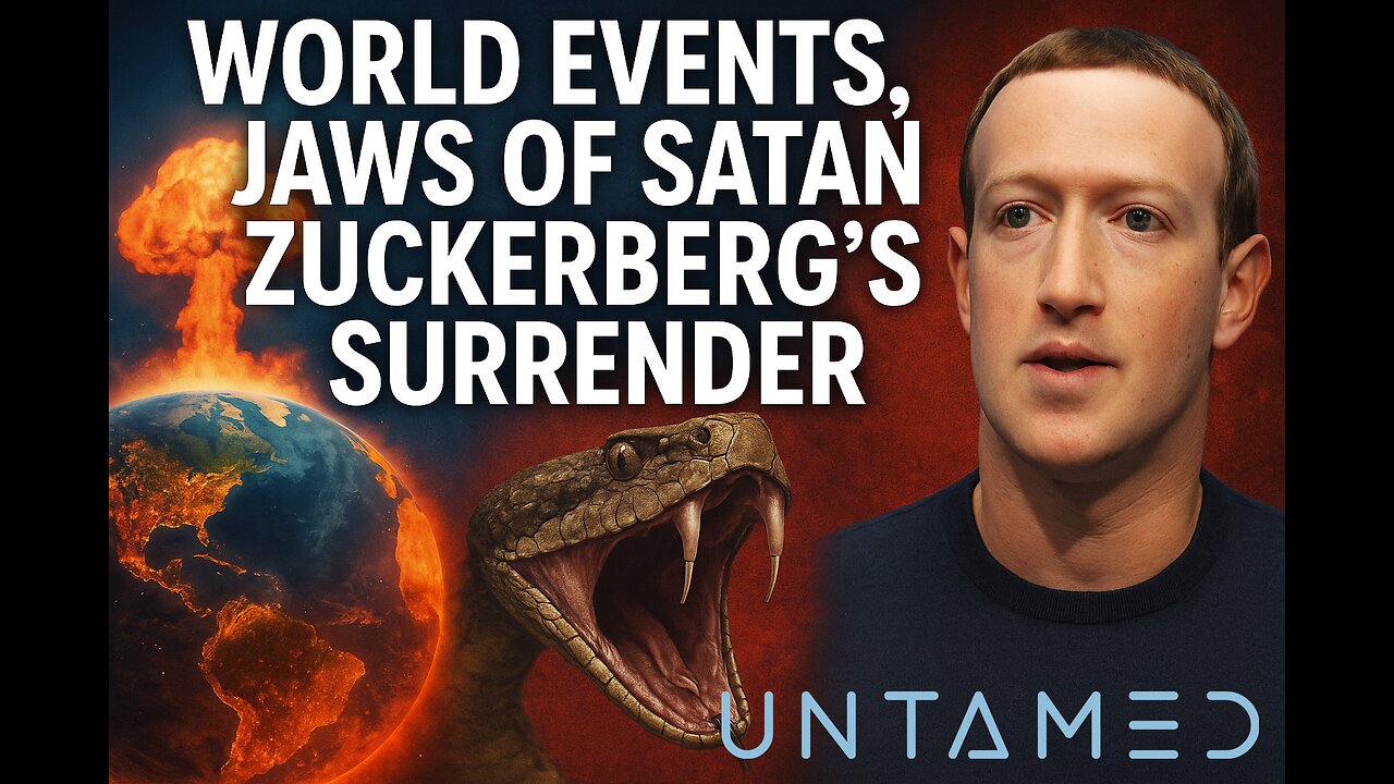 Tommy Untamed | World Events, Jaws of Satan, Zuckerberg's Surrender