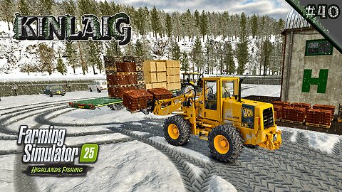 SNOWSTORM MADE ME £235K 💰🥶 NEW KRONE BIG X & MORE LAND! 🚜🌄 | Kinlaig Ep. 40 | Farming Simulator 25