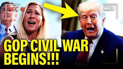 Marjorie Taylor Greene TURNS AGAINST Trump IN PUBLIC