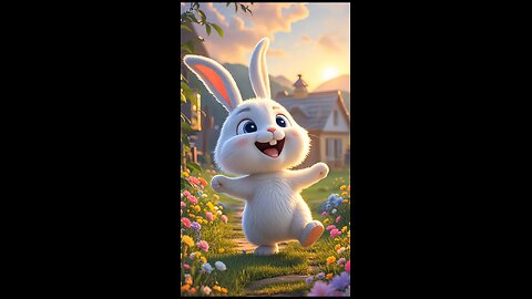 rabbit enjoy for eating strawberries
