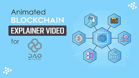 DAO Network Blockchain Explainer Video MotionGility