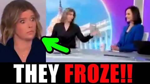 She accidently let it slip!! The panel FROZE....