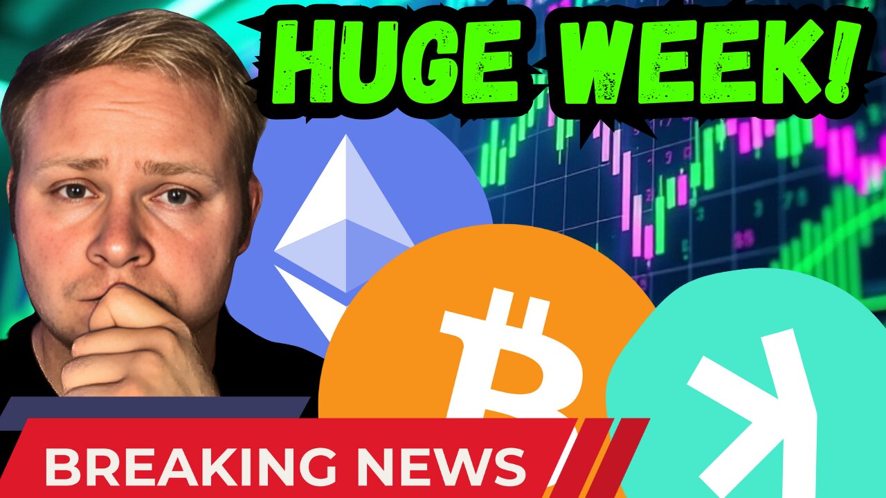 BREAKING CRYPTO NEWS: YUGE Upcoming Week For Bitcoin, Pump Token Mania, Kaspa BULLISH Signal