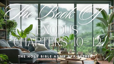 The Book of Exodus - Chapters 10 - 12 - The Holy Bible ASMR Spa Retreat