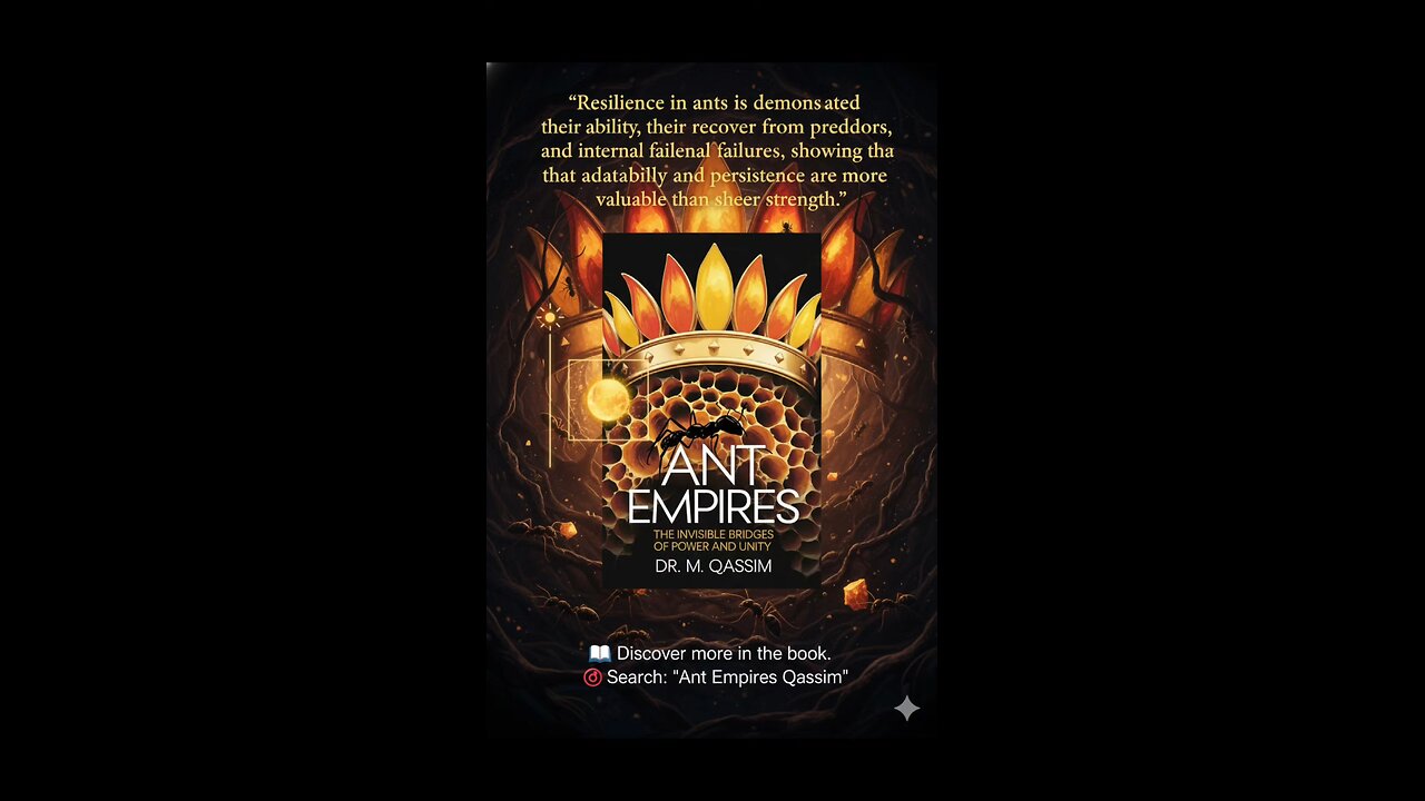 Resilience Comes From Adaptability — Ant Lessons | Ant Empires Qassim