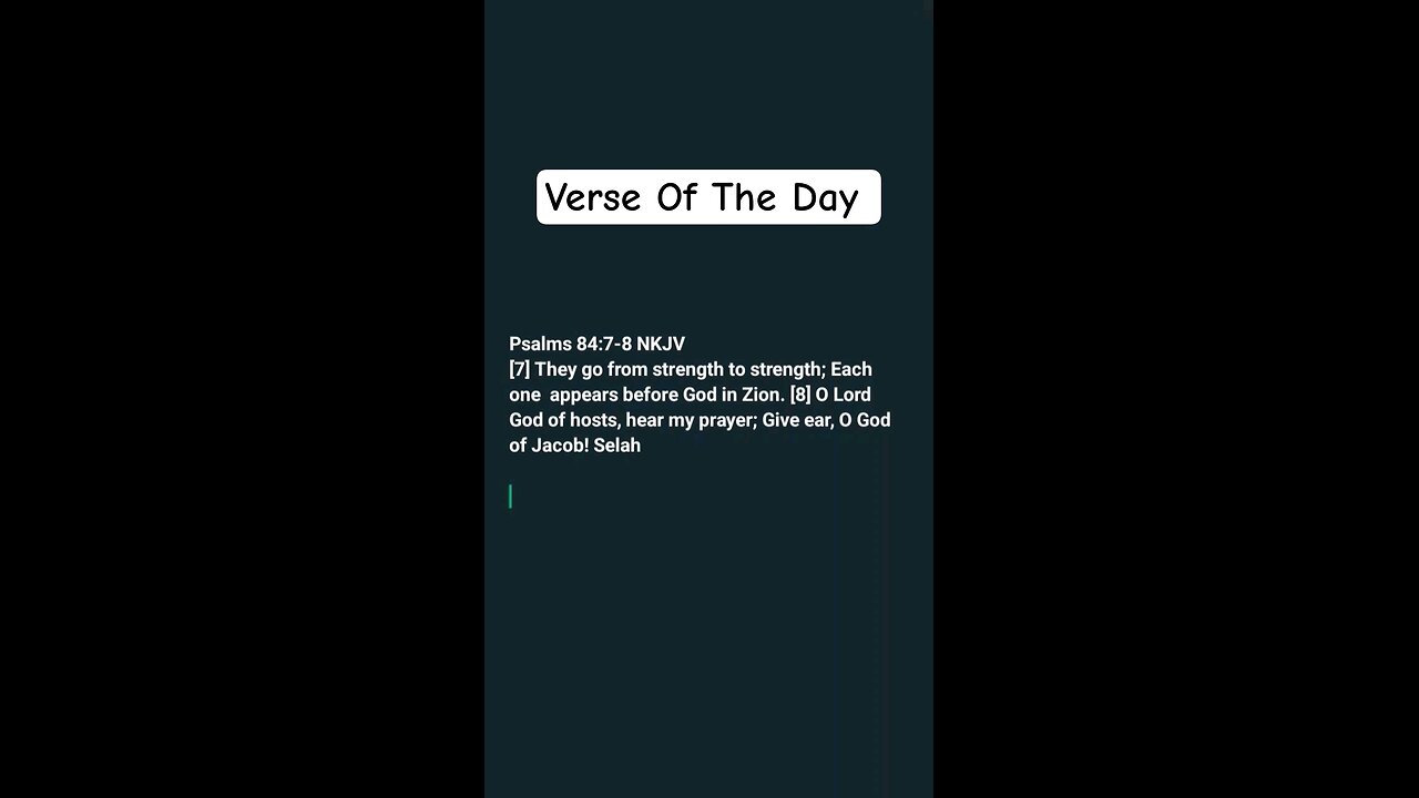 Verse Of The Day