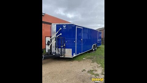 Like New! 2020 8.5' x 30' Diamond Cargo Kitchen Food Concession Trailer for Sale in Texas!