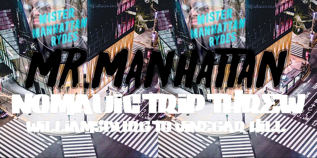 Mr.Manhattan Nomadic trip threw Williamsburg to Vinegar Hill