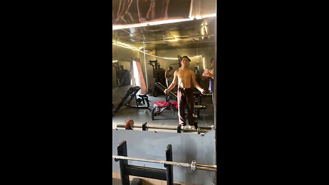 went gym for posing practice