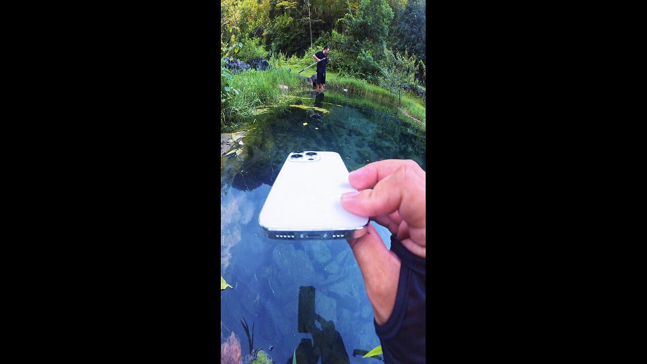 iphone camera testing clarity inside water 4k