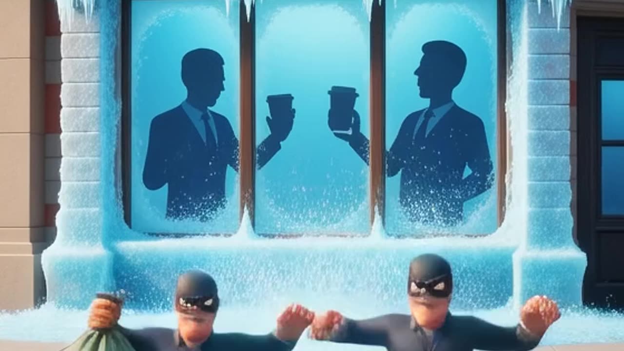 Captain Cuddles Stops a Bank Robbery (Oops)