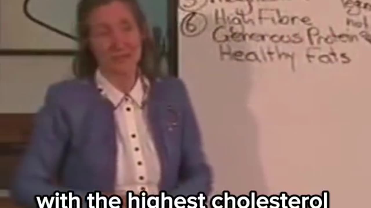 Part 1 | Barbara O'Neill tells a story about the relationship heart disease and cholesterol!