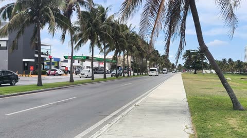 Zona hotelera - Cancún - Quintana Roo - 4k - Walking tour - part 8