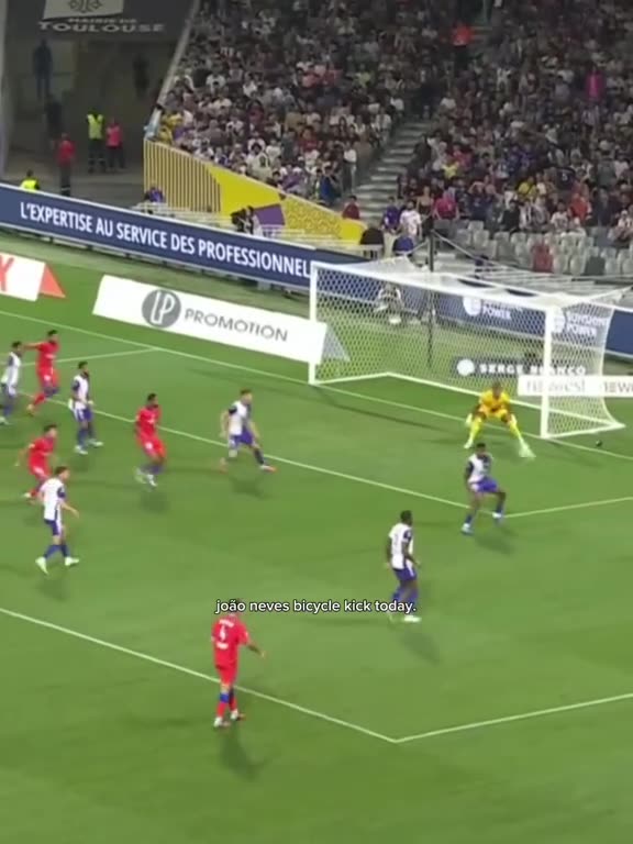 Hizo 2 seguidas en 15 minutos..🔥☠️ #psg #toulose #ligue1 #joãoneves #fyp