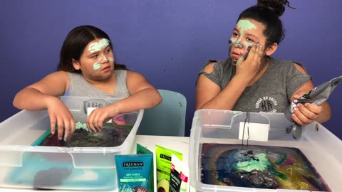 Don’t Choose the Wrong Face Mask Slime Challenge