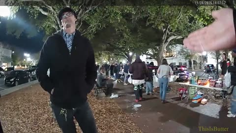 Pensacola homeless advocate arrested on city ordinance charge at food giveaway event