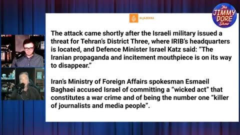 Israel Bombs Iranian TV While They Were ON AIR!