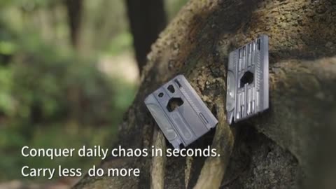 Ti SLIDEX Magnetic Folding Titanium Multitool-Cards by SLIDEX