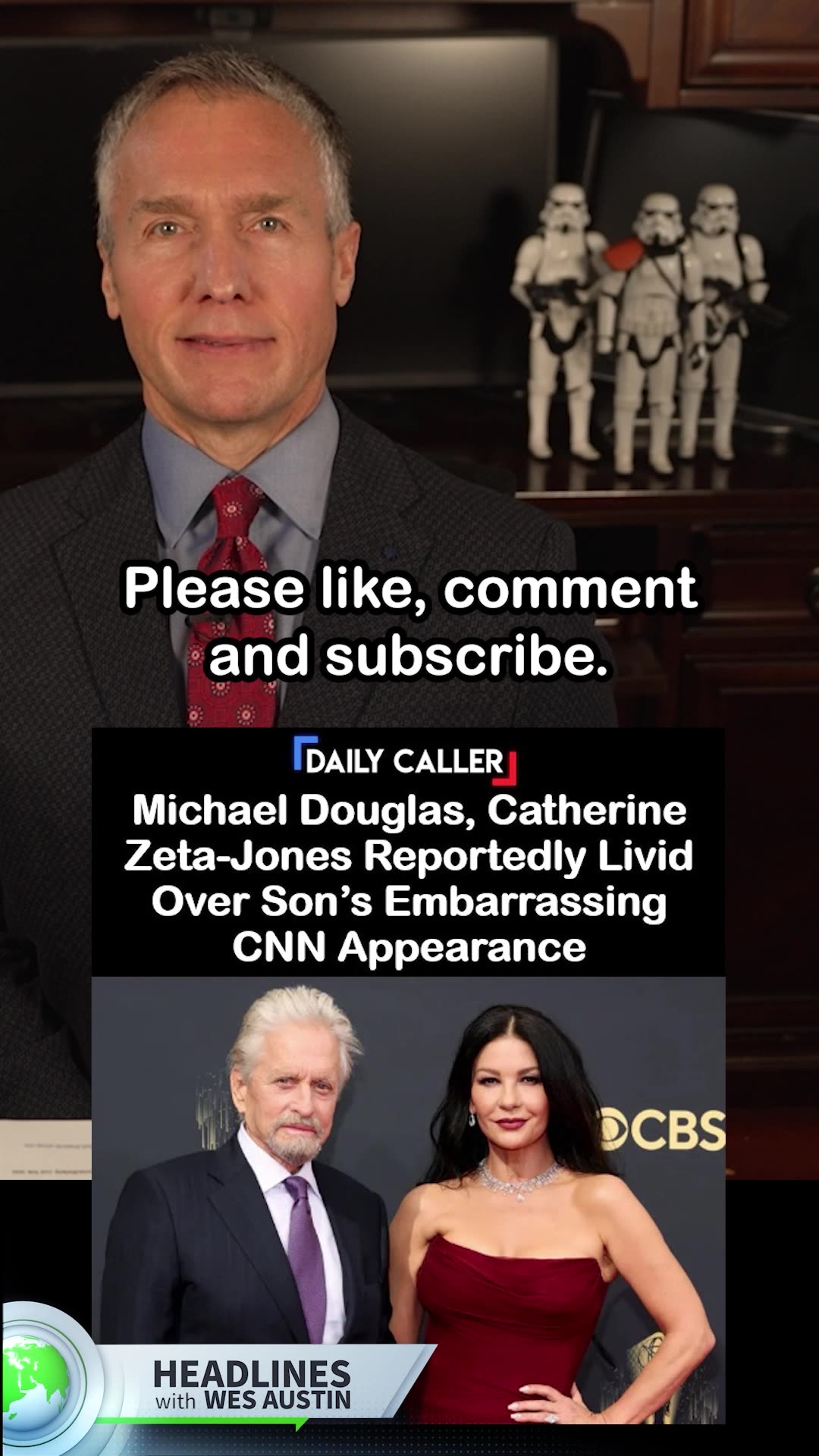 Michael Douglas & Zeta-Jones MELT DOWN After Scott Jennings Wrecks Son on CNN