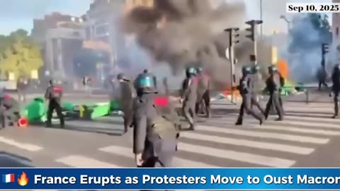 🇫🇷🔥 BREAKING: France in CHAOS — Mass Protests ERUPT to Oust Macron