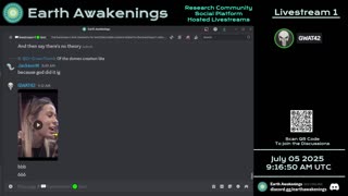 Earth Awakenings - Livestream 1 - #3273 - Live on Rumble/Youtube/X-Twitter/Twitch