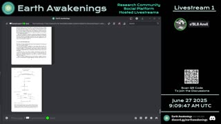 Earth Awakenings - Livestream 1 - #3259 - Live on Rumble/Youtube/X-Twitter/Twitch