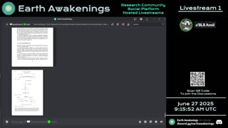 Earth Awakenings - Livestream 1 - #3259 - Live on Rumble/Youtube/X-Twitter/Twitch