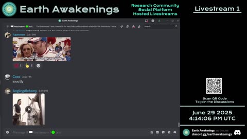 Earth Awakenings - Livestream 1 - #3261 - Live on Rumble/Youtube/X-Twitter/Twitch
