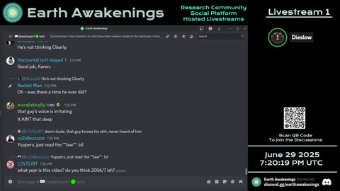 Earth Awakenings - Livestream 1 - #3261 - Live on Rumble/Youtube/X-Twitter/Twitch