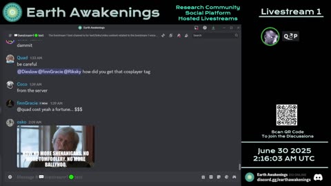 Earth Awakenings - Livestream 1 - #3261 - Live on Rumble/Youtube/X-Twitter/Twitch