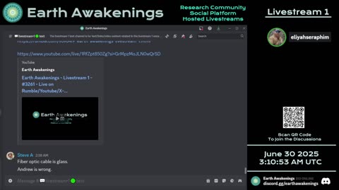 Earth Awakenings - Livestream 1 - #3261 - Live on Rumble/Youtube/X-Twitter/Twitch