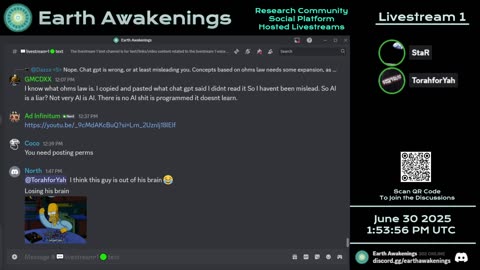 Earth Awakenings - Livestream 1 - #3265 - Live on Rumble/Youtube/X-Twitter/Twitch