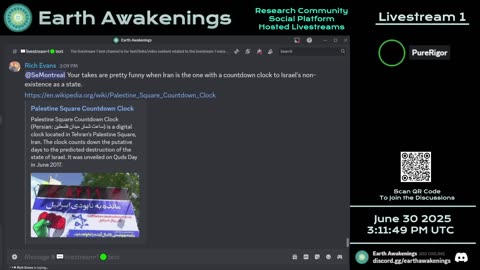 Earth Awakenings - Livestream 1 - #3265 - Live on Rumble/Youtube/X-Twitter/Twitch