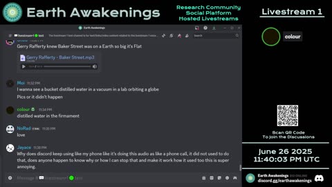 Earth Awakenings - Livestream 1 - #3255 - Live on Rumble/Youtube/X-Twitter/Twitch