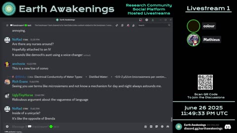Earth Awakenings - Livestream 1 - #3255 - Live on Rumble/Youtube/X-Twitter/Twitch