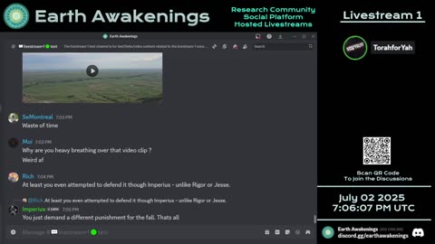 Earth Awakenings - Livestream 1 - #3268 - Live on Rumble/Youtube/X-Twitter/Twitch
