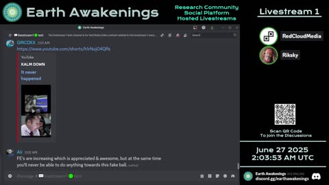 Earth Awakenings - Livestream 1 - #3255 - Live on Rumble/Youtube/X-Twitter/Twitch