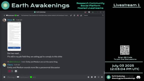 Earth Awakenings - Livestream 1 - #3270 - Live on Rumble/Youtube/X-Twitter/Twitch
