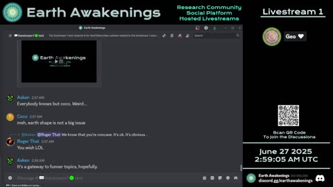 Earth Awakenings - Livestream 1 - #3255 - Live on Rumble/Youtube/X-Twitter/Twitch