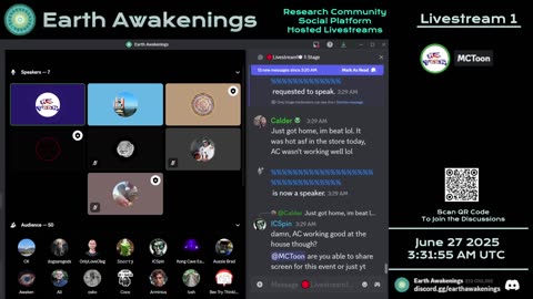 Earth Awakenings - Livestream 1 - #3255 - Live on Rumble/Youtube/X-Twitter/Twitch