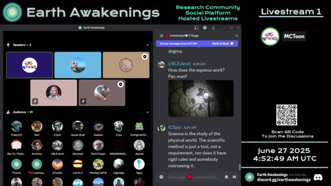 Earth Awakenings - Livestream 1 - #3255 - Live on Rumble/Youtube/X-Twitter/Twitch