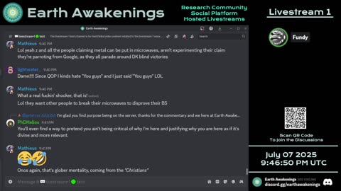 Earth Awakenings - Livestream 1 - #3278 - Live on Rumble/Youtube/X-Twitter/Twitch