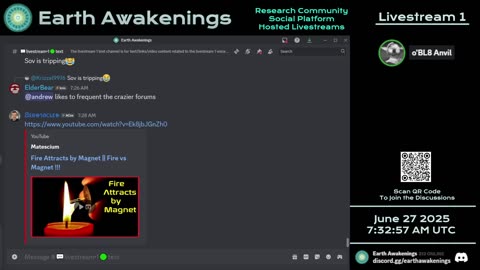 Earth Awakenings - Livestream 1 - #3258 - Live on Rumble/Youtube/X-Twitter/Twitch
