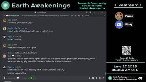Earth Awakenings - Livestream 1 - #3259 - Live on Rumble/Youtube/X-Twitter/Twitch