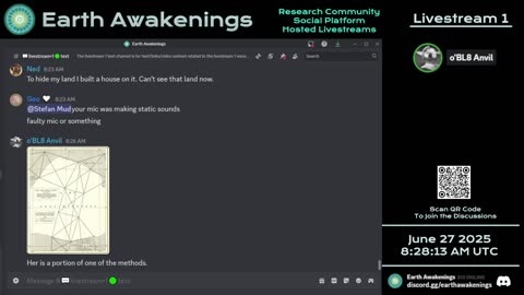 Earth Awakenings - Livestream 1 - #3259 - Live on Rumble/Youtube/X-Twitter/Twitch