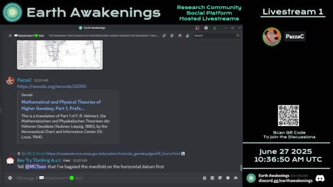Earth Awakenings - Livestream 1 - #3259 - Live on Rumble/Youtube/X-Twitter/Twitch