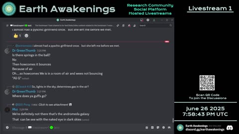 Earth Awakenings - Livestream 1 - #3255 - Live on Rumble/Youtube/X-Twitter/Twitch