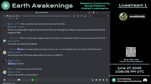 Earth Awakenings - Livestream 1 - #3259 - Live on Rumble/Youtube/X-Twitter/Twitch